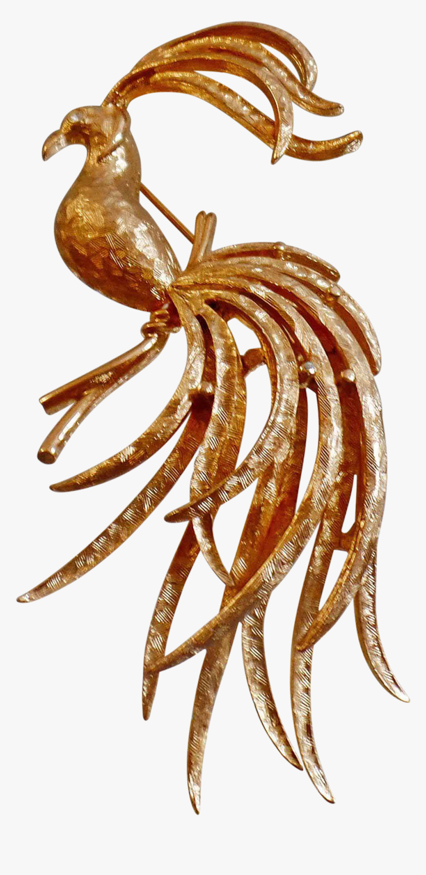 Vintage Fantasy Bird Brooch - Brooch Transparent Png, Png Download