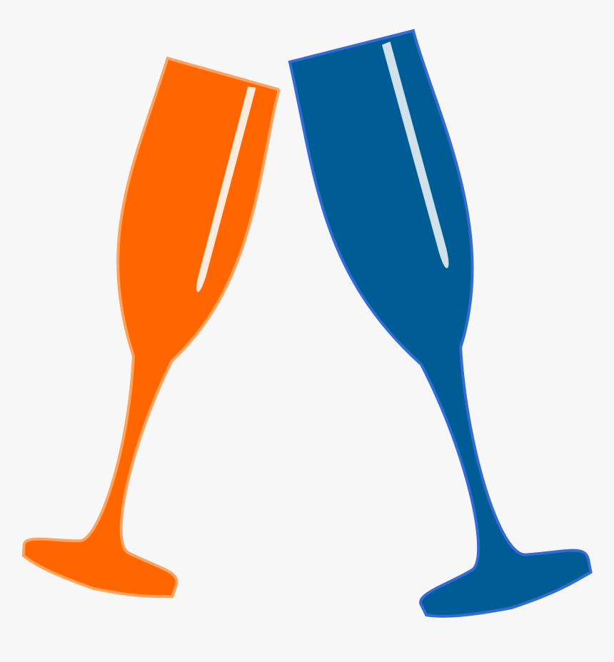 Pix For Champagne Glass Clipart - Pink Champagne Glass Clipart, HD Png Download