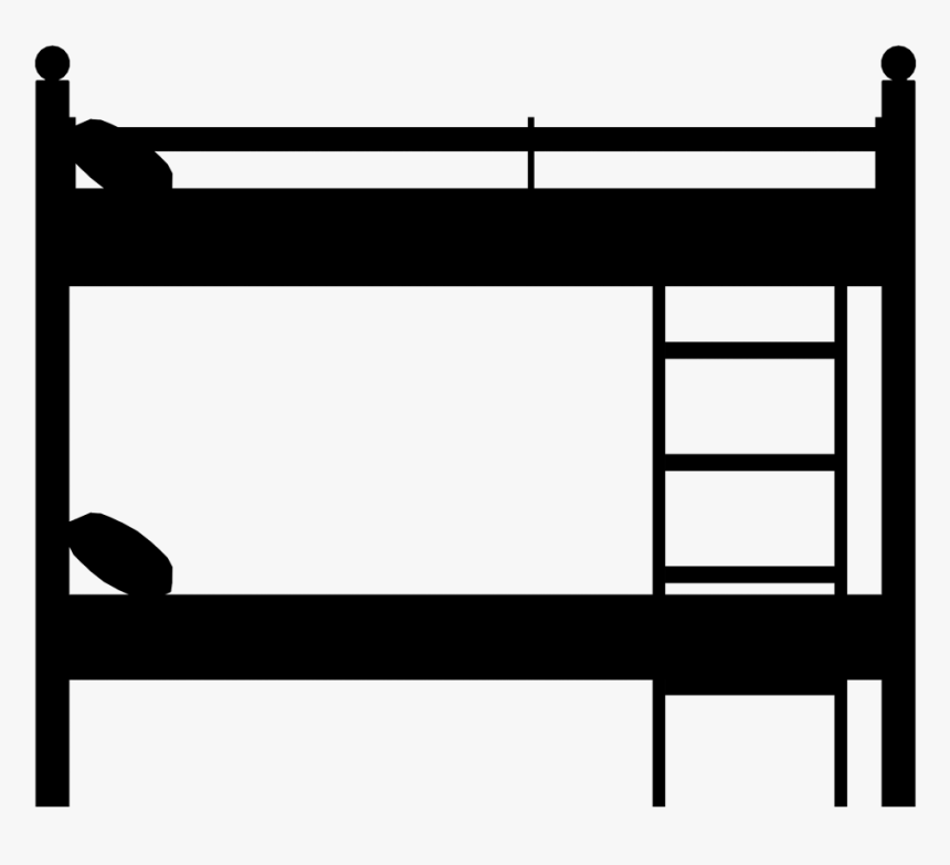 Bunk Bed Silhouette, HD Png Download