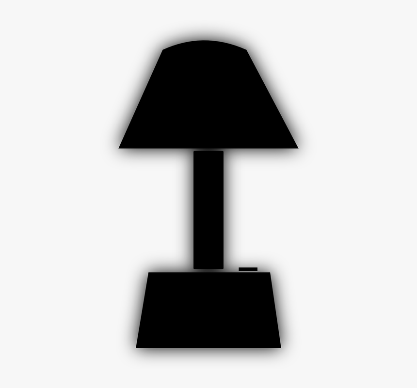 Bed-lamp, Bulb, Light, Lantern, Silhouette - Lampu Tidur Vektor Png, Transparent Png