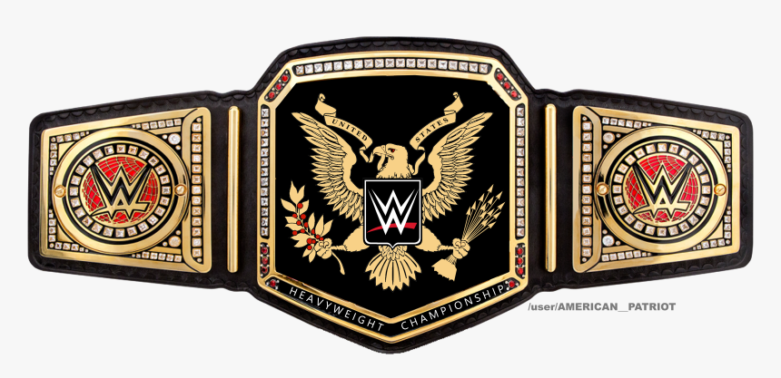 My Redesign Of The Wwe United States Championship - World Heavyweight Wwe Championship, HD Png Download