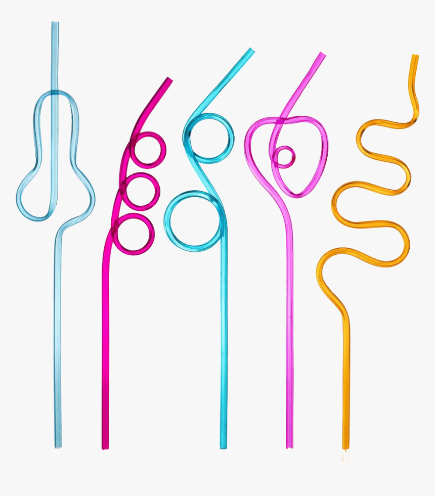 Straw Shapes Clipart , Png Download Straws Clipart, Transparent Png