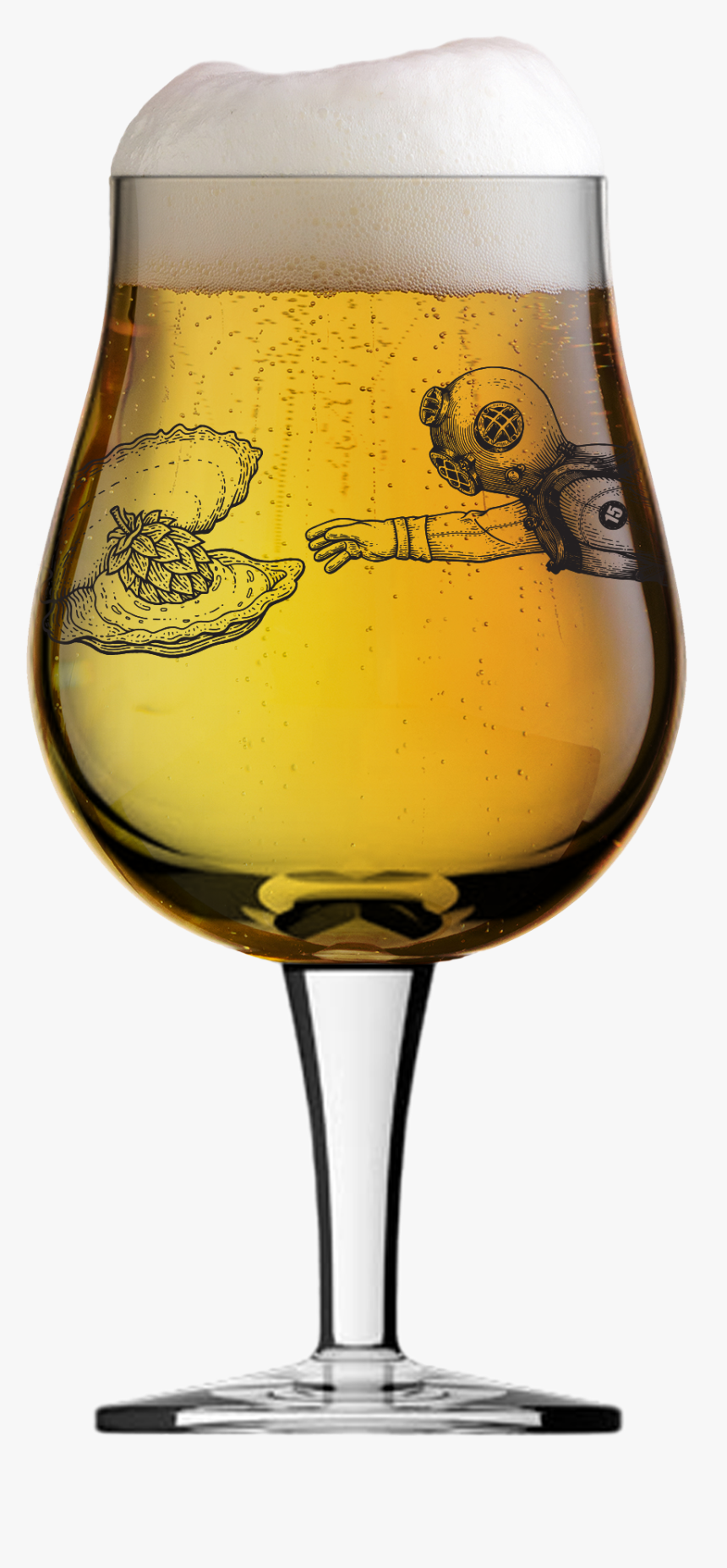 Transparent Beer Glass Png - Champagne Stemware, Png Download