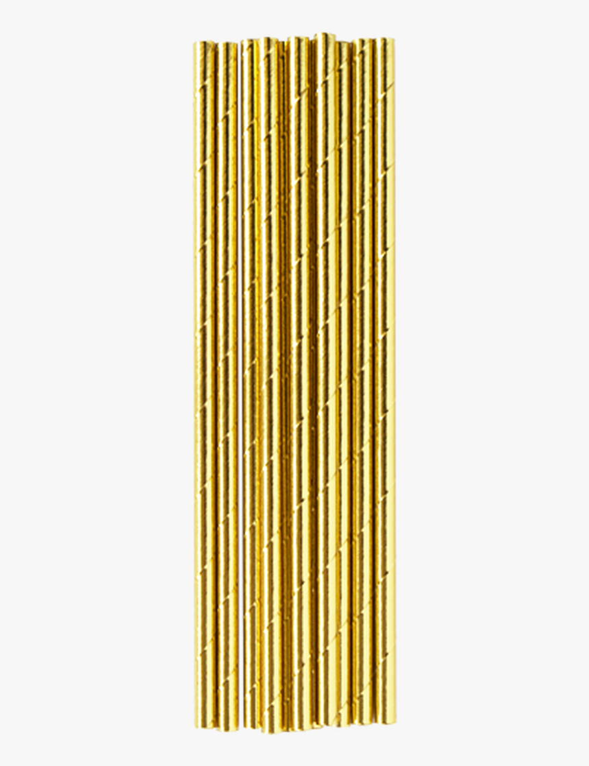 Gold Paper Straws - Brass, HD Png Download
