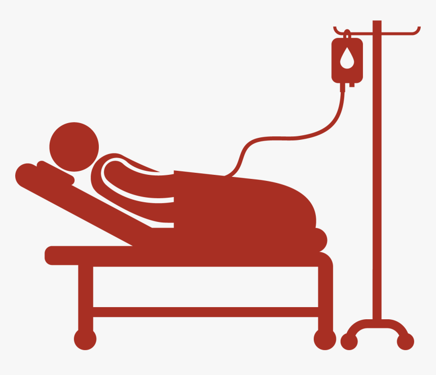 Jpg Royalty Free Library Hospital Silhouette At Getdrawings - Hospital Bed Clipart Black And White, HD Png Download
