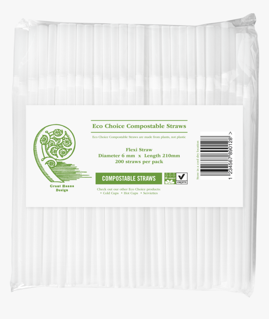 Straws Flexi 200pk - Paper, HD Png Download