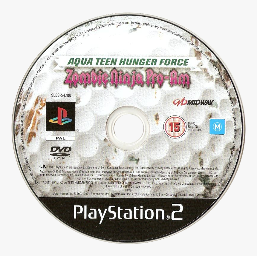 Aqua Teen Hunger Force Zombie Ninja Pro Am Ps2 Cover, HD Png Download