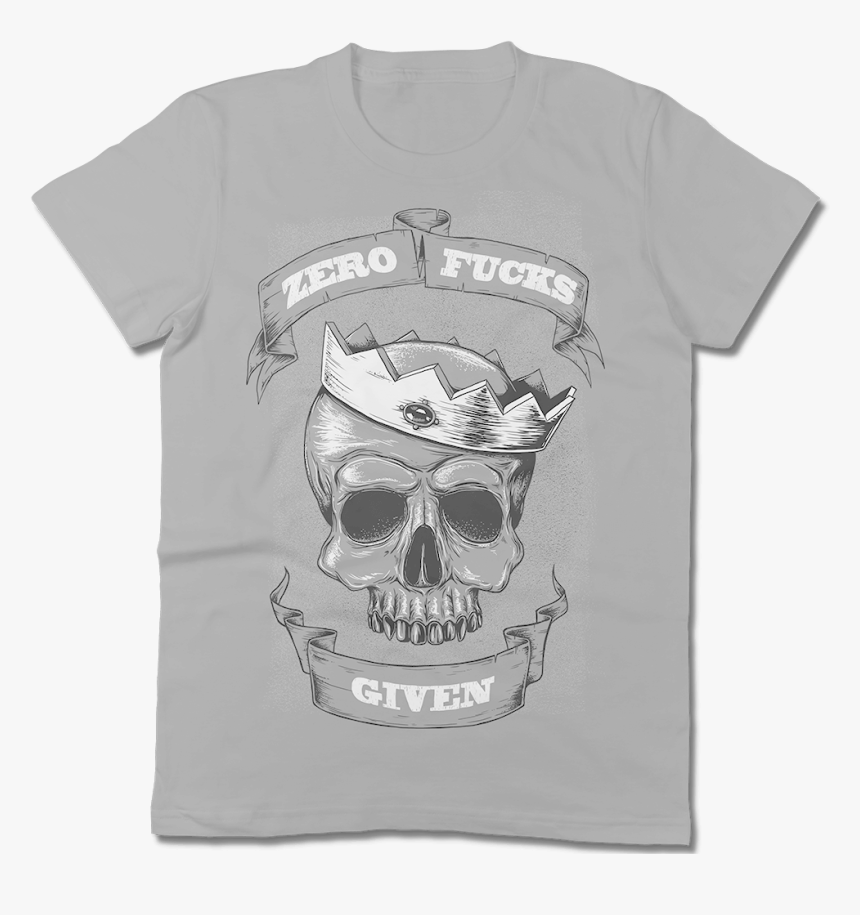 Zero Given Crowned Skull - Active Shirt, HD Png Download