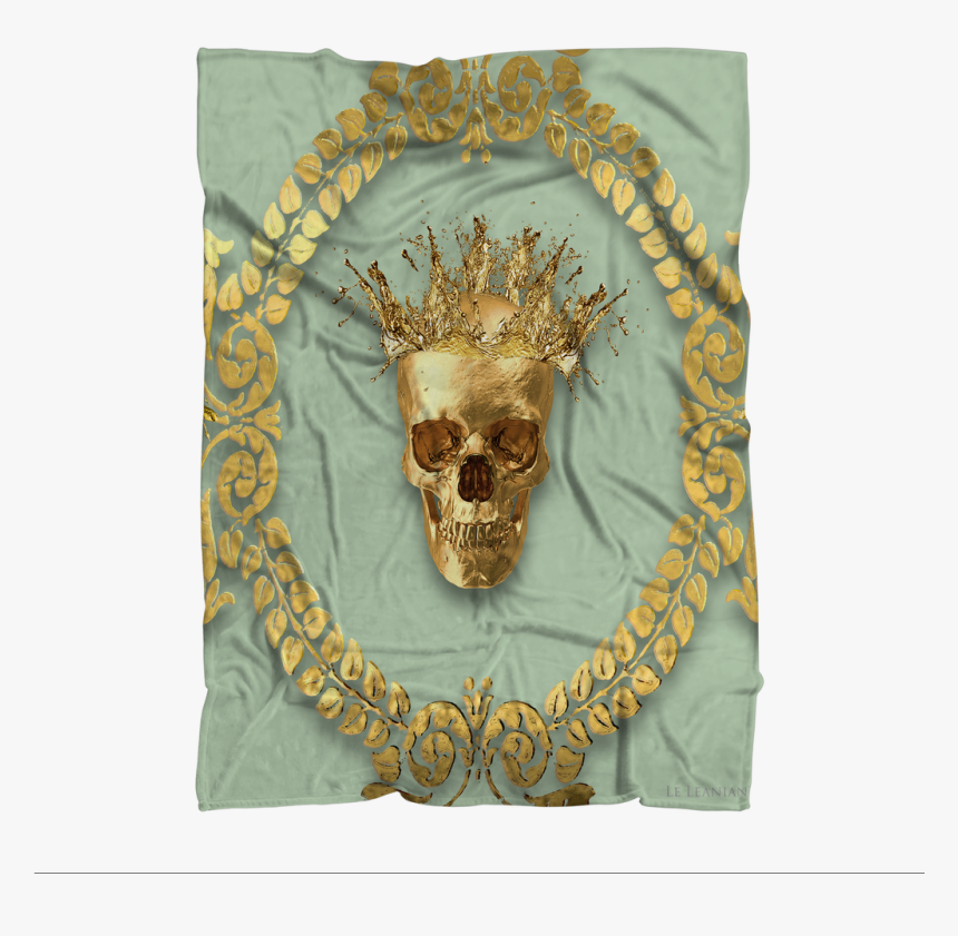 Transparent Gold Skull Png - Skull, Png Download