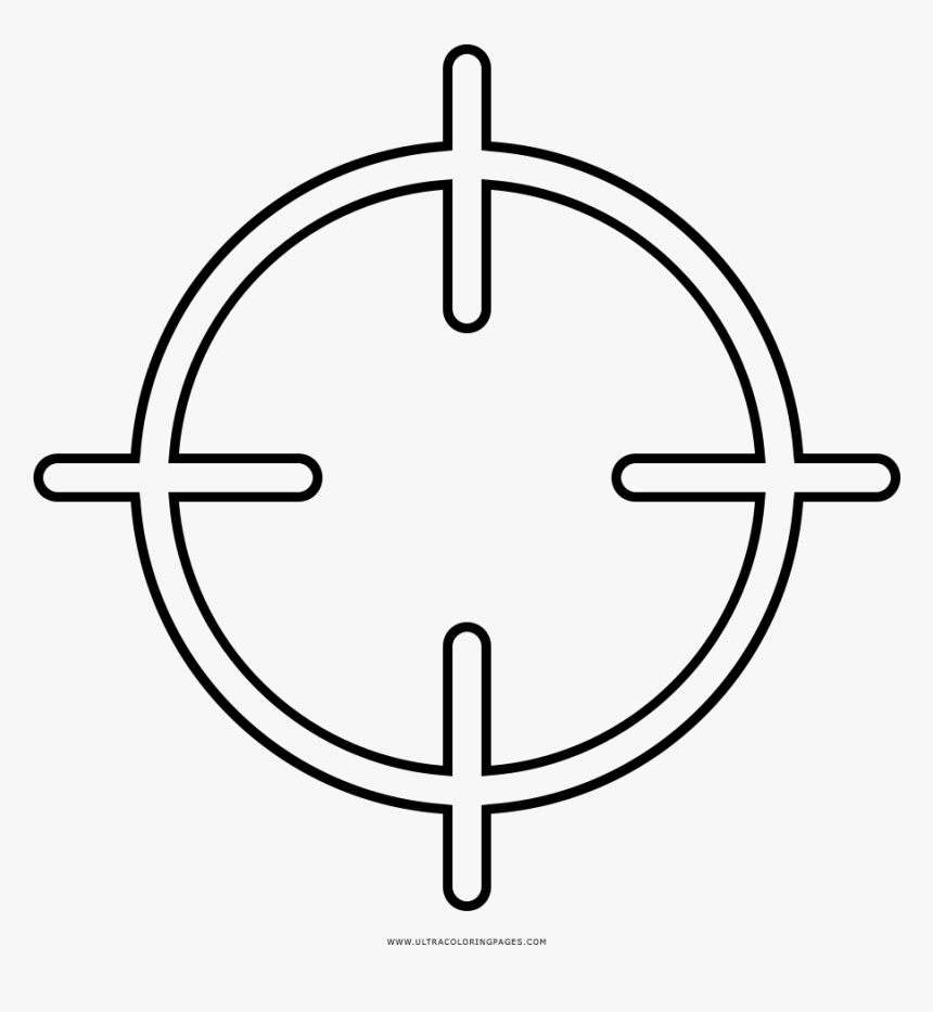 Crosshair Coloring Page - โลโก้ สำนักงาน ปรมาณู เพื่อ สันติ, HD Png Download