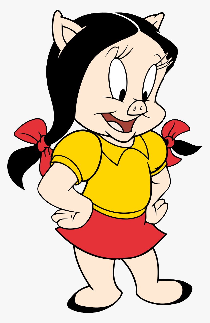 Warner Bros - Logo - Petunia Pig, HD Png Download