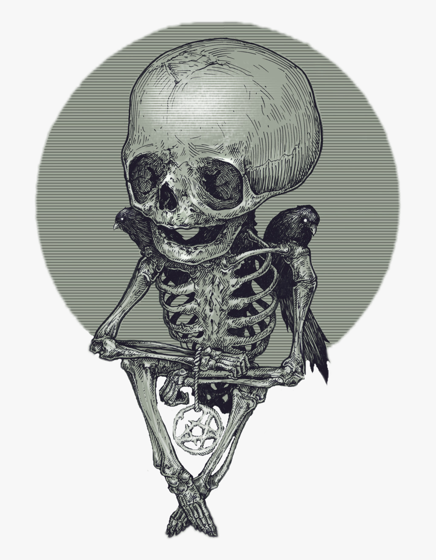 #skull #gothic #skeleton #freetoedit - Skull, HD Png Download