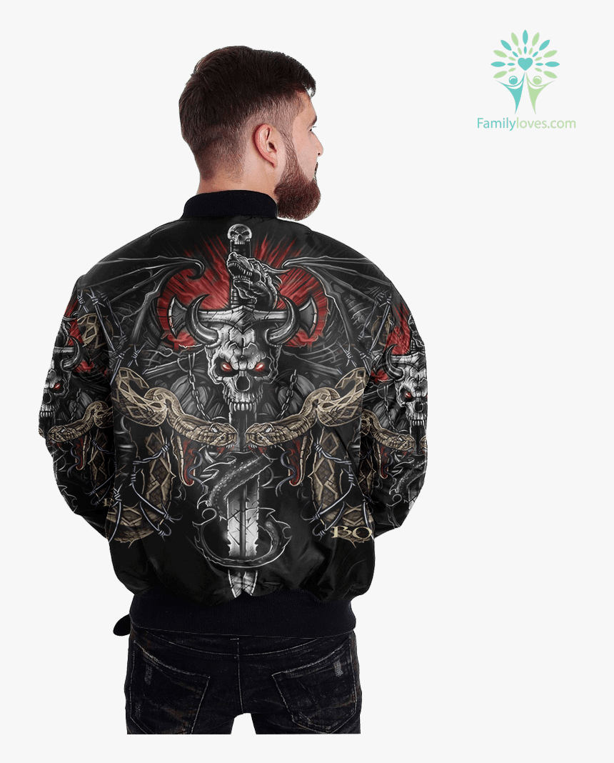 Gothic Anne Stokes Skulls Over Print Jacket %tag Familyloves - Duty Is My Life, HD Png Download