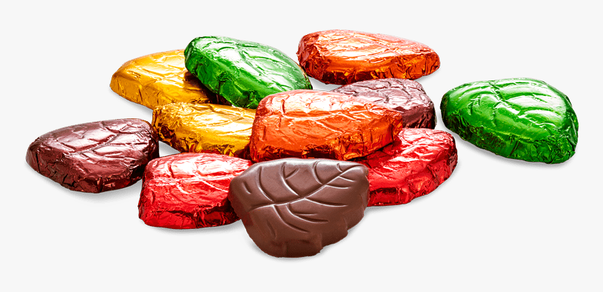 Foiled Fall Leaves - Chocolate, HD Png Download