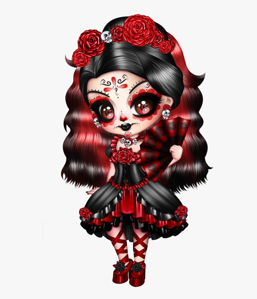 Fairy Chibi Sugar Skull, HD Png Download