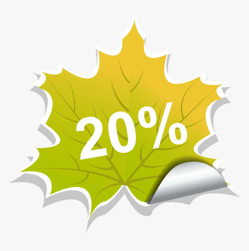 20 Off Leaves Png, Transparent Png
