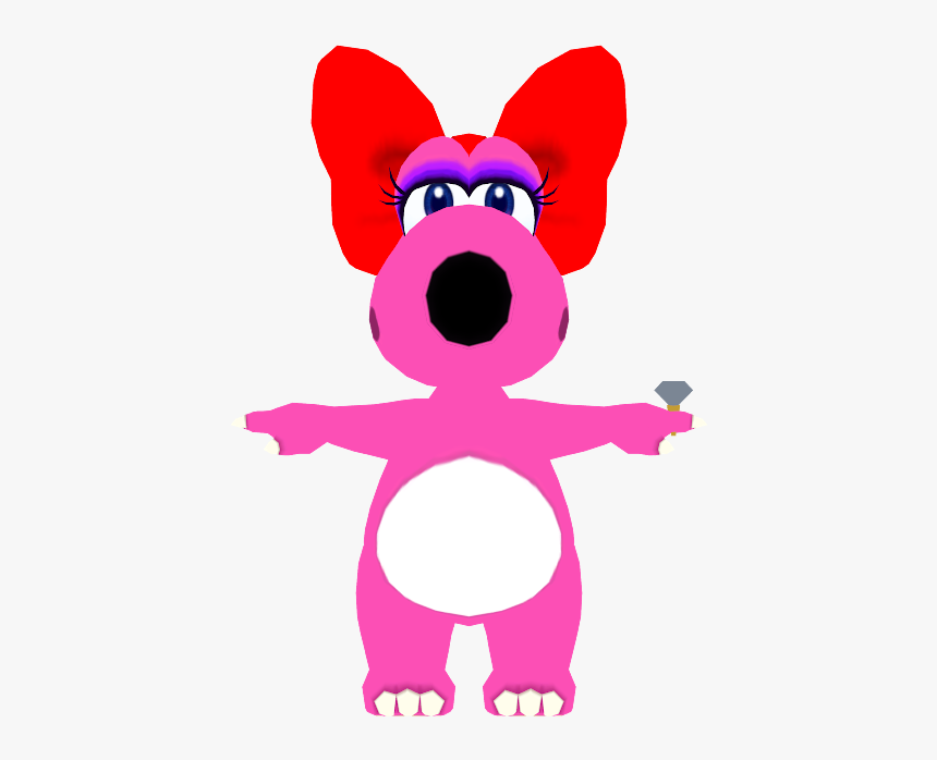 Download Zip Archive - Mario Kart Birdo Model, HD Png Download