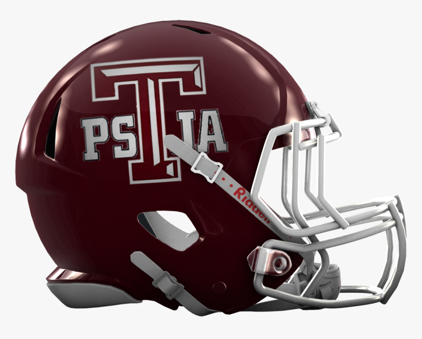 Red Football Helmet Png, Transparent Png