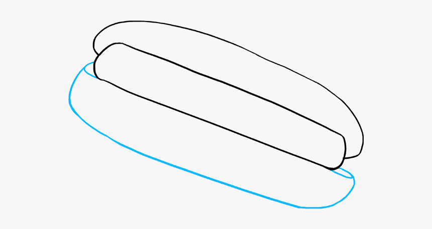 How To Draw Hot Dog - Drawing, HD Png Download
