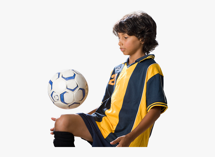 Photo Of Boy Playing Soccer - Women's Football, HD Png Download