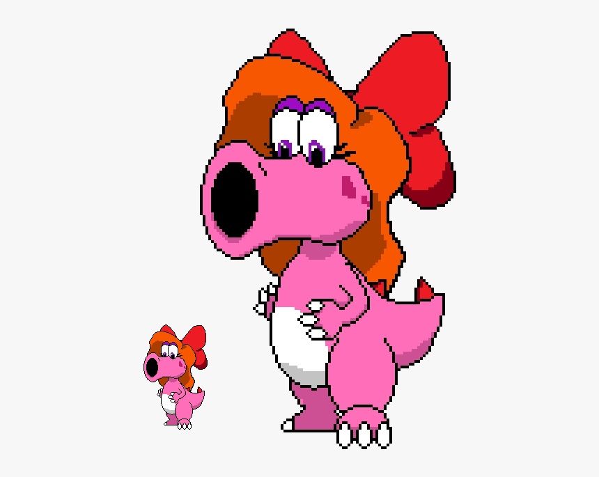 Redflare Birdo Sprite - Cartoon, HD Png Download