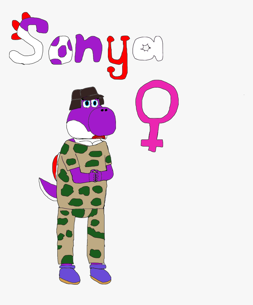 Sonya Yoshi - Cartoon, HD Png Download