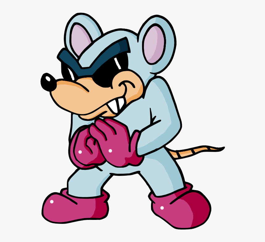 Mushroom World War - Mouser From Super Mario Super Show, HD Png Download