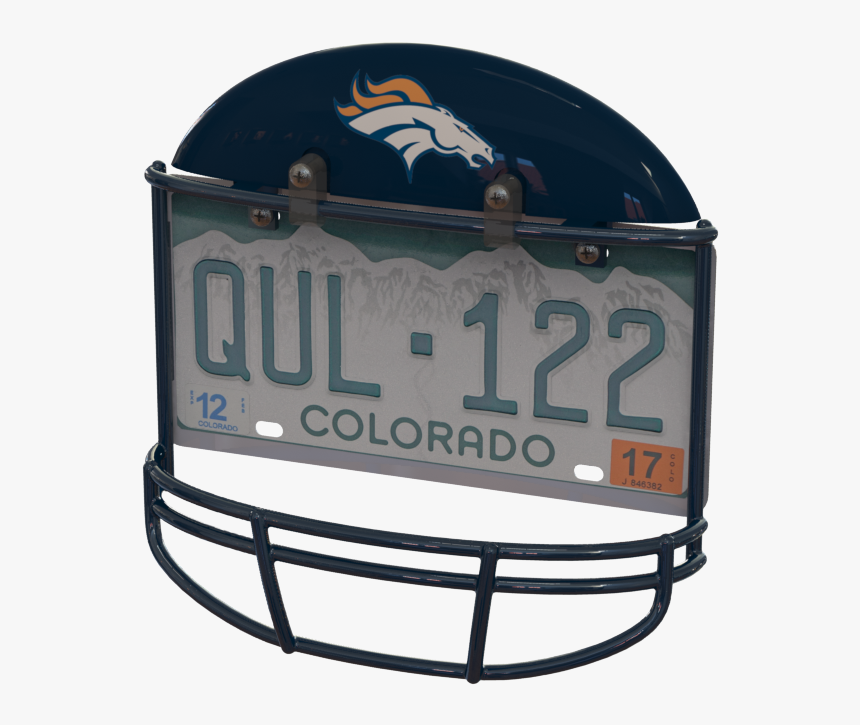 Clip Art Denver Broncos Helmet Logo - Colorado License Plate 2017, HD Png Download