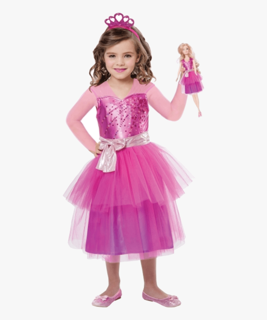 Princess And Barbie Dresses For Girls, HD Png Download