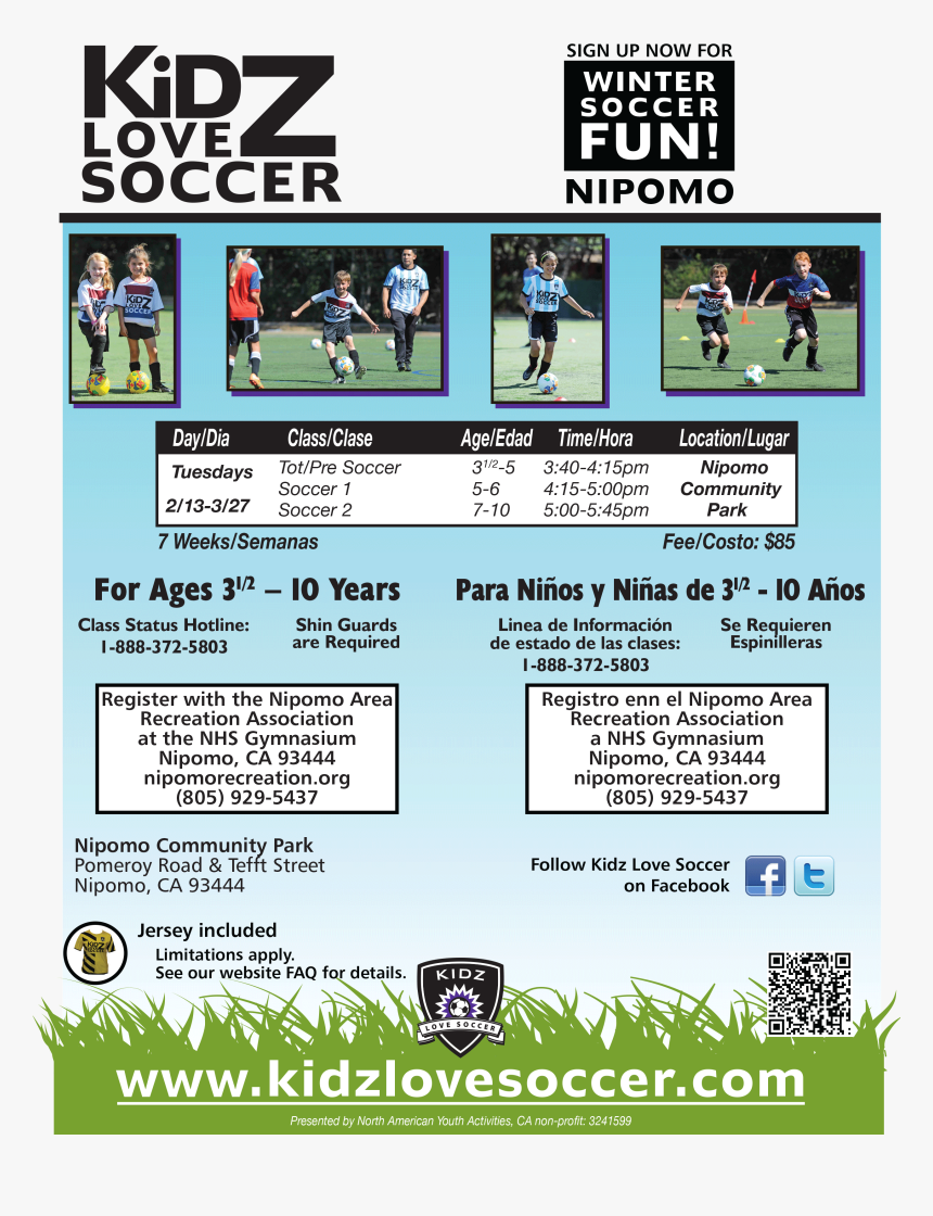 Kidz Love Soccer, HD Png Download