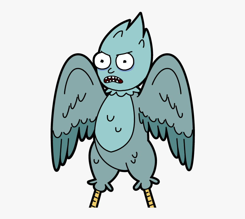 Birdosaur Morty Evolution, HD Png Download