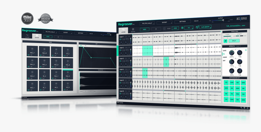 Regroover Ui - Accusonus Regroover Pro V1 7.8, HD Png Download