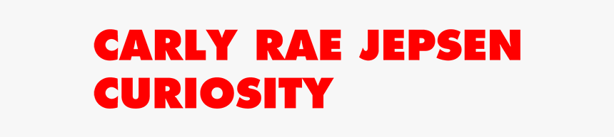 Carly Rae Jepsen Curiosity - Parallel, HD Png Download