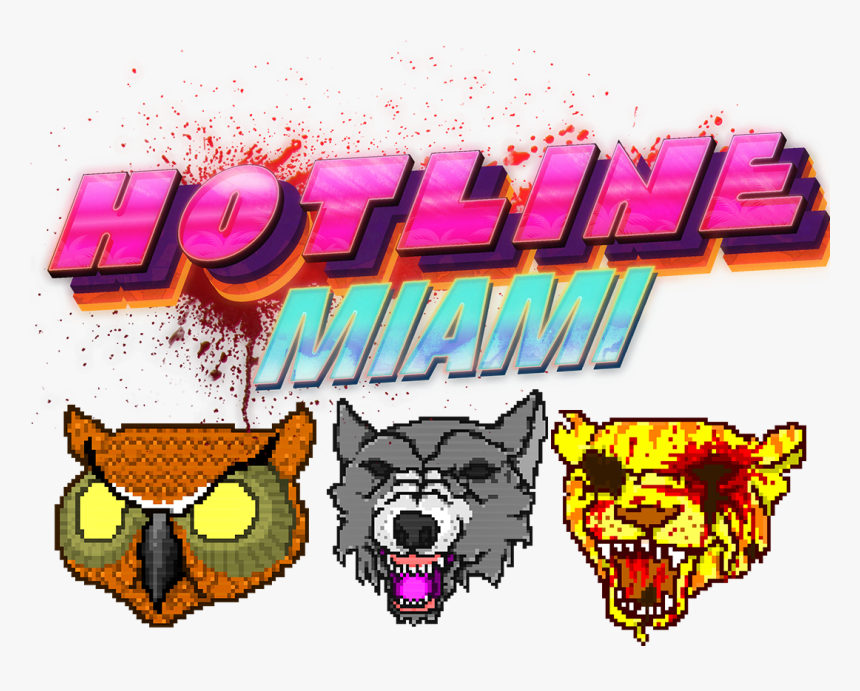 Filterhotline Miami Filter With Masks, HD Png Download