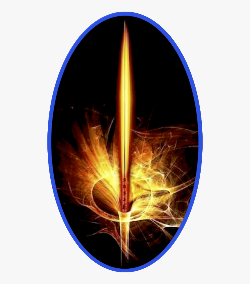 The Flaming Sword Is A Built-in Divine Security System - Flame, HD Png Download