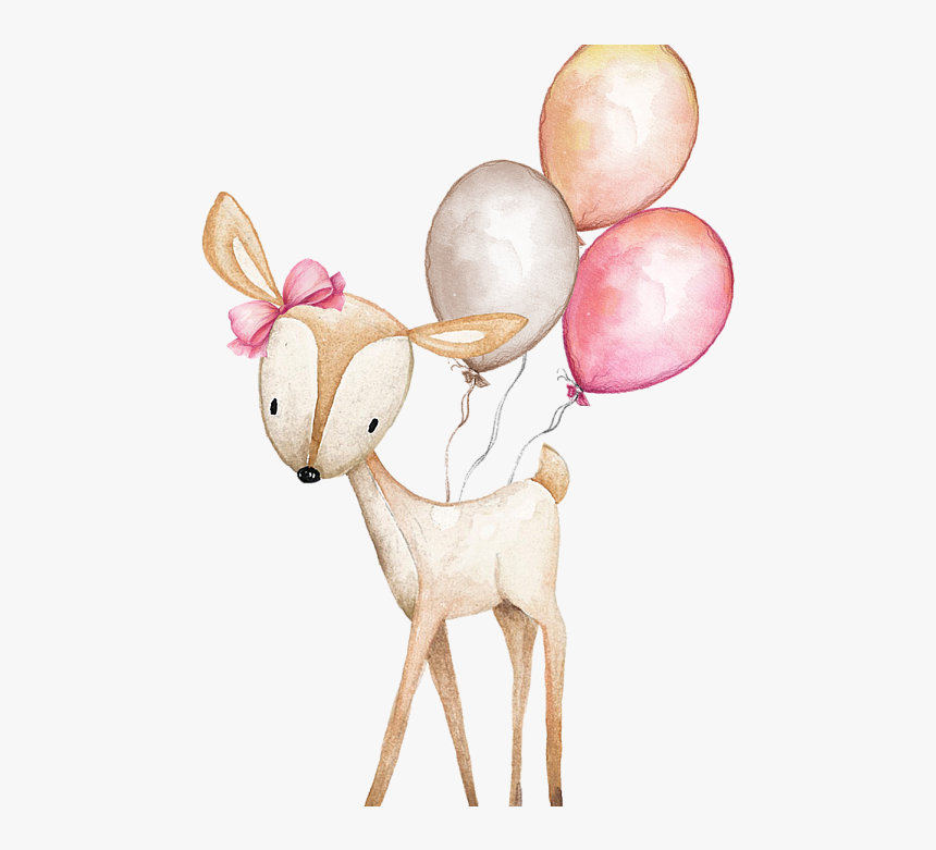 Transparent Towel Clipart - Watercolor Woodland Animals Clipart, HD Png Download