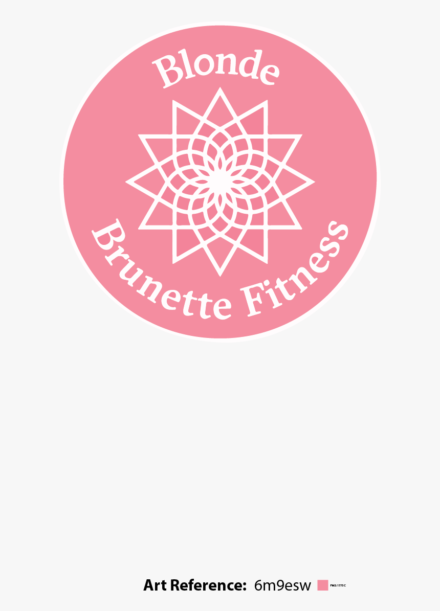 Blonde Brunette Fit Sticker - Circle, HD Png Download