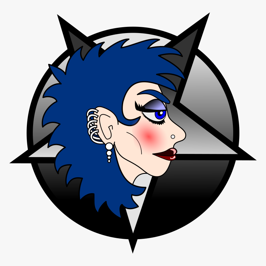Heavy Metal Girl - Cartoon, HD Png Download