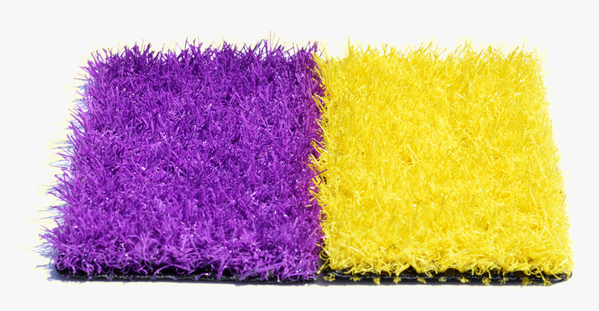 25mm Rainbow Grass Yellow & Purple - Woolen, HD Png Download