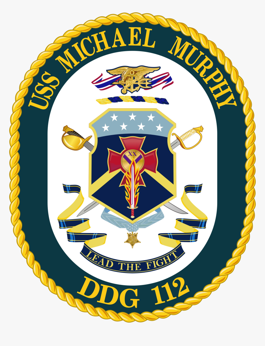 Uss Michael Murphy Coa - Uss Michael Murphy Crest, HD Png Download