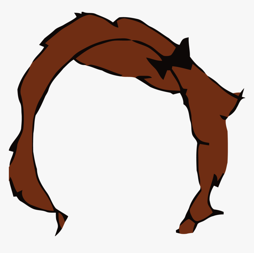 Cartoon Hair Png Girl, Transparent Png