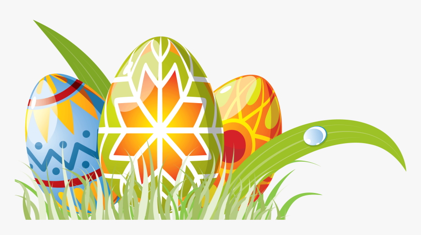 Easter Eggs In Grass Clipart - Easter Eggs In Grass Png, Transparent Png