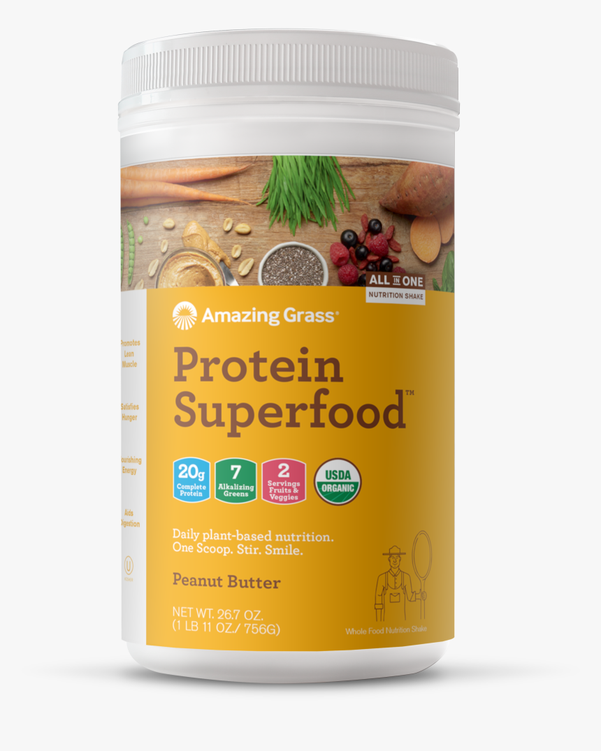 Amazing Grass Protein Superfood, HD Png Download