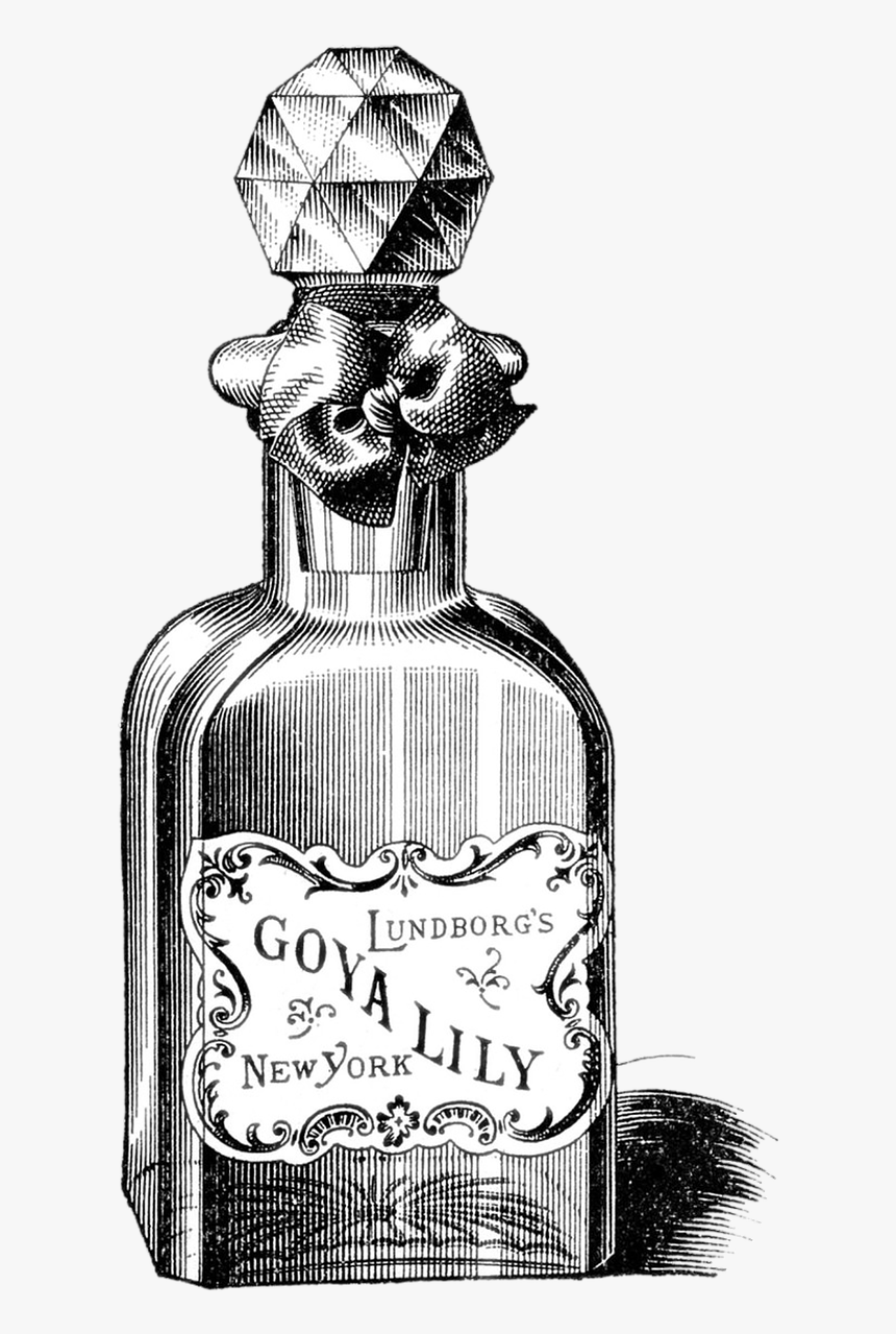 Transparent Vintage Woman Png - Old Fashioned Poison Bottle, Png Download