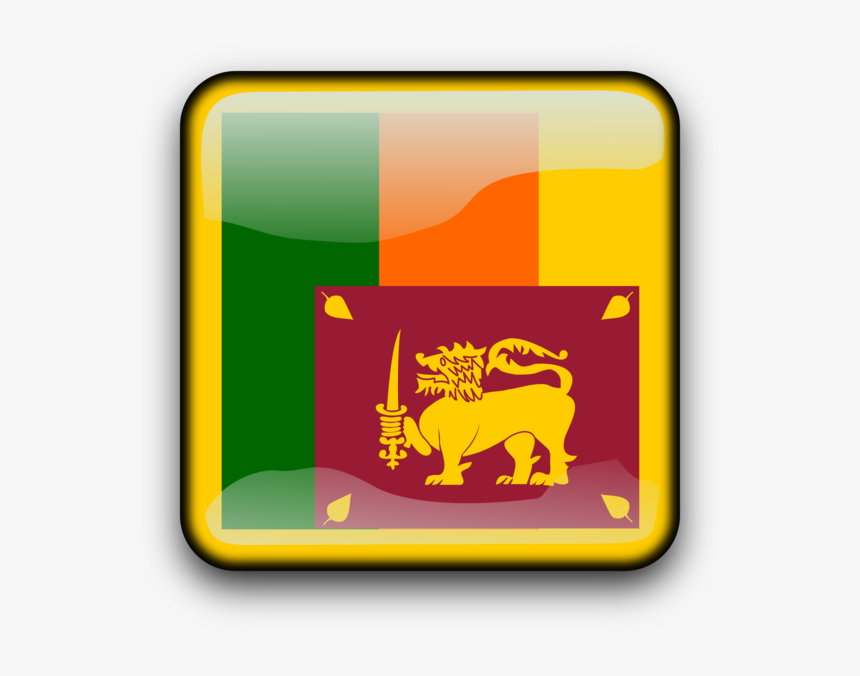 Grass,brand,yellow - Sri Lanka Flag Icon, HD Png Download