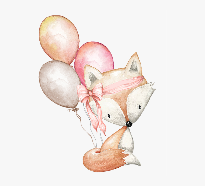 Girl Woodland Nursery Print, HD Png Download