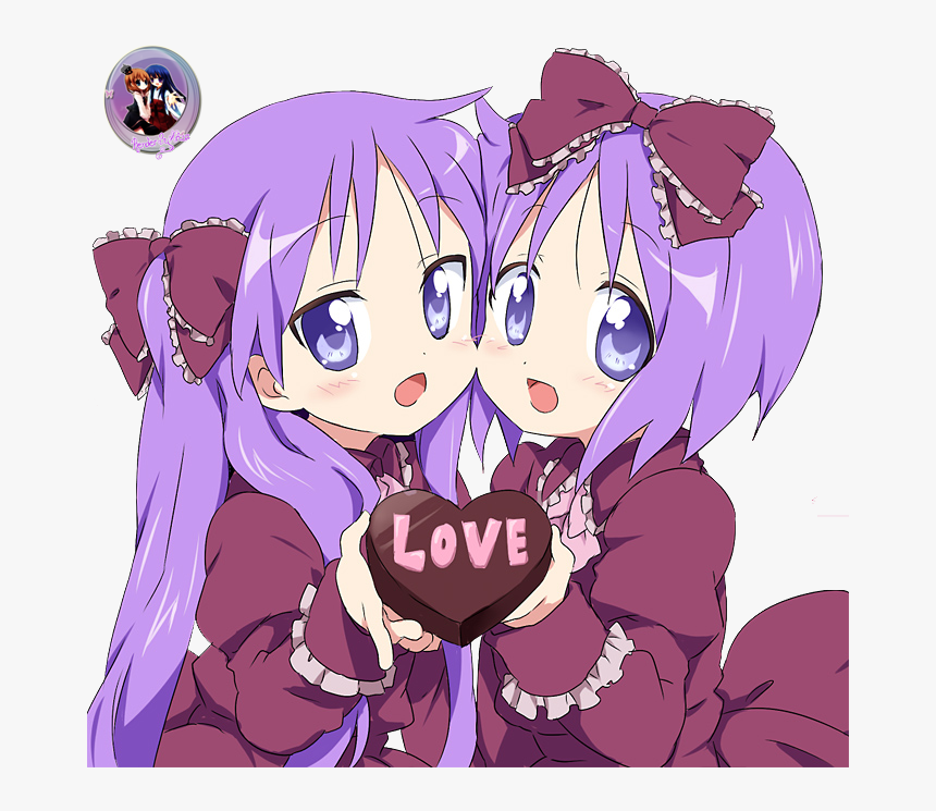 Kagami And Tsukasa, HD Png Download