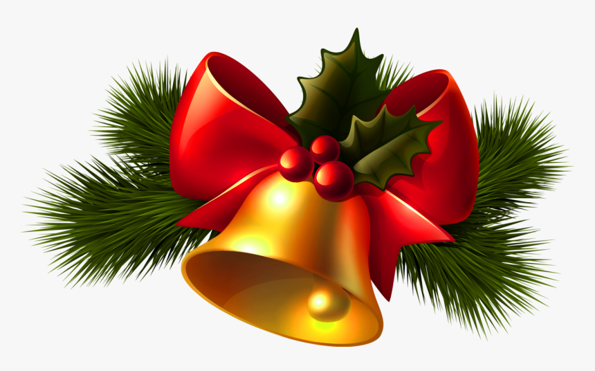 Christmas Free Cliparts For - Christmas Bell Png, Transparent Png