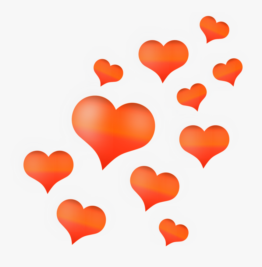 Hearts Clipart Transparent Background, HD Png Download