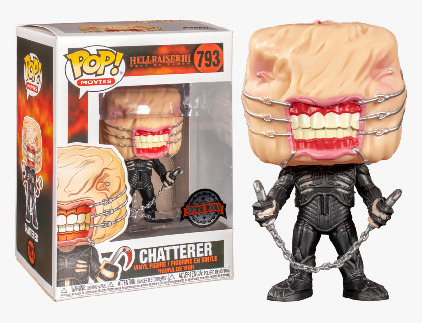 Hellraiser Iii Hell On Earth Chatterer Pop Vinyl Figure, HD Png Download